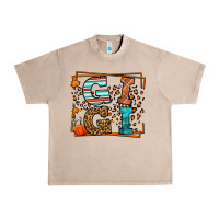 French Oak Fall Autumn Leopard Gigi Urban Heavy Tee - LillyAllenDesigns