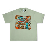 Oil Green Fall Autumn Leopard Gigi Urban Heavy Tee - LillyAllenDesigns