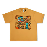 Peanut Butter Fall Autumn Leopard Gigi Urban Heavy Tee - LillyAllenDesigns