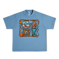 Pebble Blue Fall Autumn Leopard Gigi Urban Heavy Tee - LillyAllenDesigns