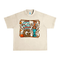 Sandshell Fall Autumn Leopard Gigi Urban Heavy Tee - LillyAllenDesigns