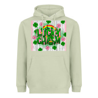 Matcha lucky charm st patricks day Heavyweight Hoodie - FaDigitalArtStudio