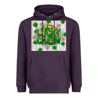 Plum lucky charm st patricks day Heavyweight Hoodie - FaDigitalArtStudio