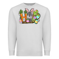 Dove Grey hop easter day Premium Sweatshirt - FaDigitalArtStudio