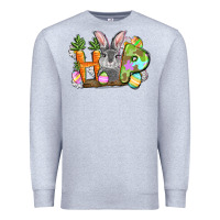 Heather Grey hop easter day Premium Sweatshirt - FaDigitalArtStudio