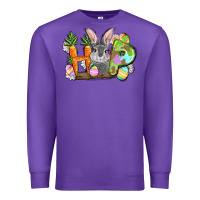 Purple hop easter day Premium Sweatshirt - FaDigitalArtStudio