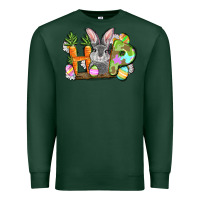 Sports Green hop easter day Premium Sweatshirt - FaDigitalArtStudio