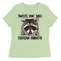 Matcha sweet but will throw hands Ladies Tee - MaliasSmallBusiness