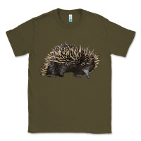 Army Green short beaked echidna Classic Tee - LillyAllenDesigns