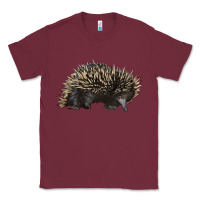 Burgundy short beaked echidna Classic Tee - LillyAllenDesigns