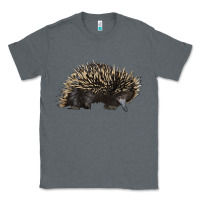 Charcoal Heather short beaked echidna Classic Tee - LillyAllenDesigns