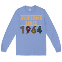 Colony Blue Awesome Since 1964 Long Sleeve Tee - Bettercallsaul
