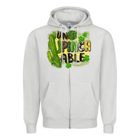 Dove Grey St. Patrick's Un pinch able Zipper Hoodie - CowGirlArtShop