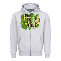 Heather Grey St. Patrick's Un pinch able Zipper Hoodie - CowGirlArtShop