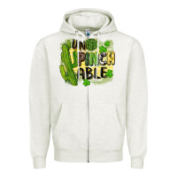 Oatmeal Heather St. Patrick's Un pinch able Zipper Hoodie - CowGirlArtShop