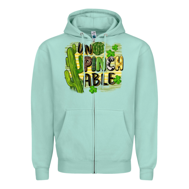 St. Patrick's Un Pinch Able Zipper Hoodie by CowGirlArtShop | Teevron