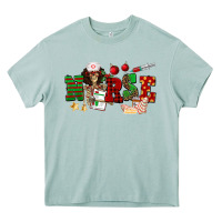 Arona Christmas Nurse Heavy Core Tee - NancyCooperArtShop