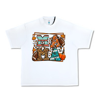 White Fall American Football Autumn Mama Urban Heavy Tee - LillyAllenDesigns