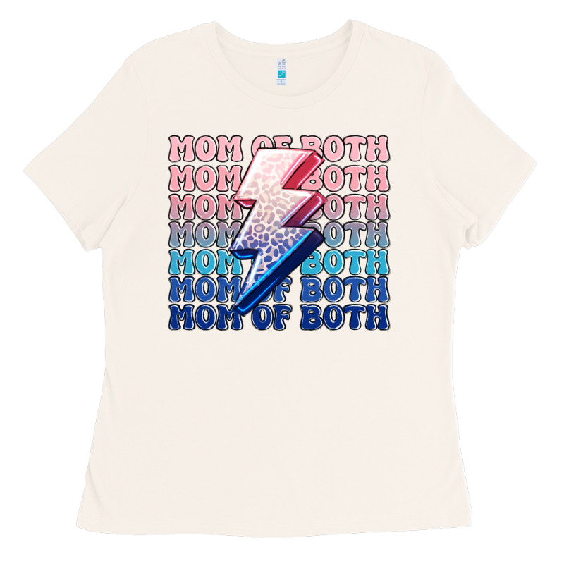 Mom Of Both Boy And Girl Ladies Tee by MaliasSmallBusiness | Teevron