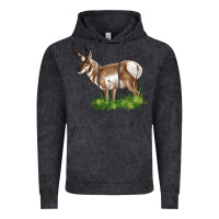 Vintage Black pronghorn Vintage Hoodie - LillyAllenDesigns