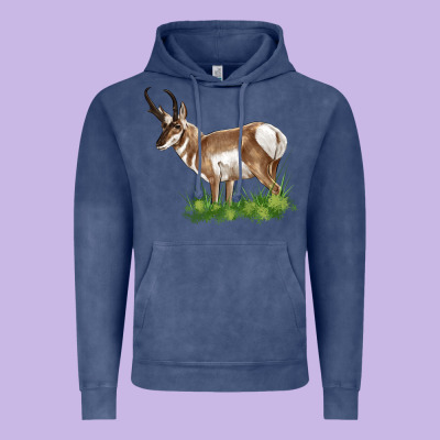 Pronghorn Vintage Hoodie Designed By Lillyallendesigns