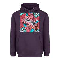 Plum cosmetic fake eyelashes and butterfly with leopard seamless pattern bb Heavyweight Hoodie - BundleAndBundleShop