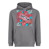 Storm cosmetic fake eyelashes and butterfly with leopard seamless pattern bb Heavyweight Hoodie - BundleAndBundleShop