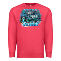 Cardinal merry and bright Premium Sweatshirt - FaDigitalArtStudio