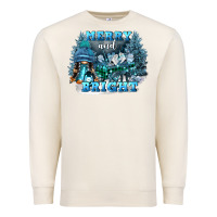 Sandshell merry and bright Premium Sweatshirt - FaDigitalArtStudio