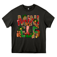 Asphalt Christmas mini Elf Heavy Core Tee - NancyCooperArtShop