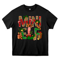 Black Christmas mini Elf Heavy Core Tee - NancyCooperArtShop