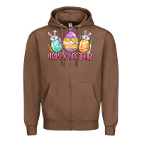 Chestnut Happy Easter Nurse eggs Easter Day Zipper Hoodie - CowGirlArtShop