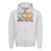 Happy Easter Nurse Eggs Easter Day Zipper Hoodie | Teevron