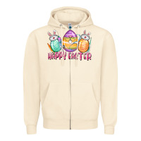 Sandshell Happy Easter Nurse eggs Easter Day Zipper Hoodie - CowGirlArtShop