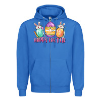 True Royal Happy Easter Nurse eggs Easter Day Zipper Hoodie - CowGirlArtShop