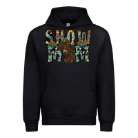 Black show mom highland cow Urban Hoodie - SublimationCraftShop