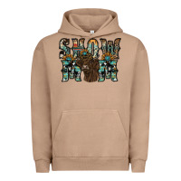 Pigment Burro show mom highland cow Urban Hoodie - SublimationCraftShop