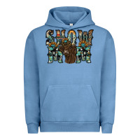 Pigment Pebble Blue show mom highland cow Urban Hoodie - SublimationCraftShop