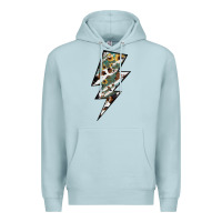 Blue Mist Lightning Bolt Premium Hoodie - JahusDesignShop