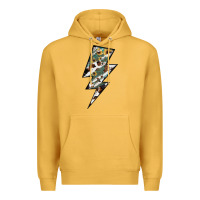 Mustard Lightning Bolt Premium Hoodie - JahusDesignShop