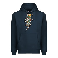 Navy Lightning Bolt Premium Hoodie - JahusDesignShop