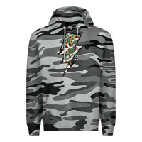 Slate Camo Lightning Bolt Premium Hoodie - JahusDesignShop