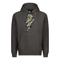 Smoke Lightning Bolt Premium Hoodie - JahusDesignShop