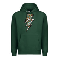 Sports Green Lightning Bolt Premium Hoodie - JahusDesignShop