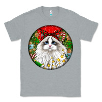 Heather Grey christmas ragdoll  cat Classic Tee - LillyAllenDesigns