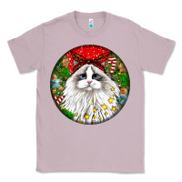 Lilac christmas ragdoll  cat Classic Tee - LillyAllenDesigns