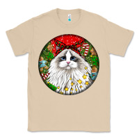 Mushroom christmas ragdoll  cat Classic Tee - LillyAllenDesigns