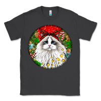 Smoke christmas ragdoll  cat Classic Tee - LillyAllenDesigns