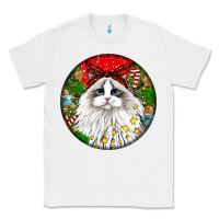 White christmas ragdoll  cat Classic Tee - LillyAllenDesigns