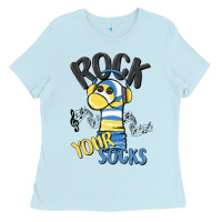Baby Blue rock your Ladies Tee - MaliasSmallBusiness
